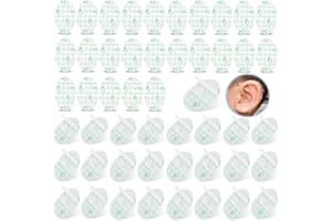 GOBFAR 50 Stück Ohrenschützer Wasserdichte Transparente Dusche Ohr Abdeckung,Kunststoff Wasserdicht Ohrbedeckungen für Haarfärbemittel Kind Dusche Baden Spa Verschleißschutz-Schuhaufkleber Fersenblasenschutz