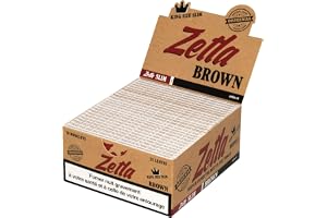 Zetla Brown Slim - Rullande papper - 50 paket
