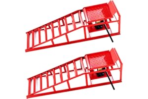 FIREND Auffahrrampe hydraulisch Wagenheber 5000kg Rampe Verladerampe 5T STRONGLIFT ST5T 2Stk.