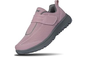 DIAWIN Scarpe per Diabetici Uomo - Velcro Senza Cuciture - Scarpe Pianta Larga Extra Profonde – DW Scarpe in 3 Larghezze - Hallux, Piedi Gonfi