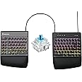 KINESIS Gaming Freestyle Edge RGB Split Mechanical Keyboard RGB MX Blue KB975-BLU