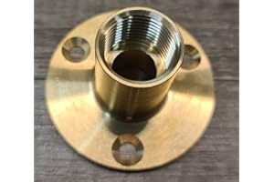 KOMIRO Wallplate Boss 1/2" for Garden Bib Tap Wall Plate Flange for 15mm Pipe