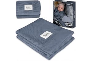 Lionelo Bamboo Blanket Babyfilt 75x100 cm – 100% Bambu, Supermjuk