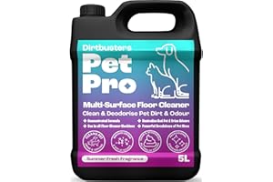Dirtbusters Pet Pro Multi Surface (5L) Floor Cleaner Solution With Deodoriser, Pet Stain & Odour Remover For Hard Floor Cleaning Machines & Mop