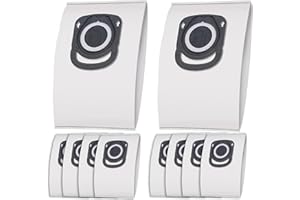 Gudotra 10 Pièces Sac Aspirateur pour Rowenta Hygiène+ Silence Force X-Trem Power Compact Power Power XXL Sac à Poussière remplacement pour Rowenta Hygiène+ ZR200520 ZR200720 ZR200920