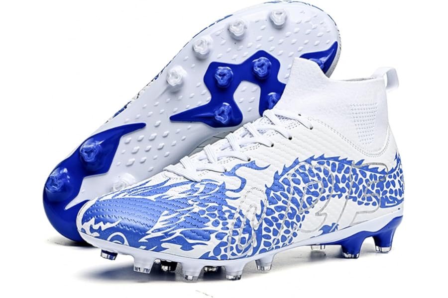 Mens Football Shoes, Youth Football Shoes, Children's Outdoor Football Trainers, Mens Football Boots, Boys Athletic, Professional Football Boots, Mens High Top Spikes, Unisex