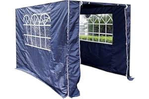 All Seasons Gazebos 3x2 Lightweight Side Panel Set Navy Blue