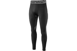 AMZSPORT Leggings Compression Cool Dry Pantalons de Sport Collants de Gymnastique Nouveau Génération