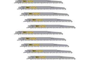 10 x SabreCut SCRS1531L_10 240 mm 5 TPI S1531L bardzo szybkie brzeszczoty szablaste do cięcia drewna kompatybilne z Bosch Dewalt Makita i wieloma innymi