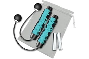 Redify Corda per saltare senza fili ponderata per fitness [adatta a diverse età e livelli] Corda per saltare senza corda per boxe, MMA, WOD, corda da spiaggia MBF, corda per saltare ad alta velocità