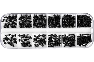 KIKI FANCY PC Schrauben Set M2 M2.5 M3, 240 Stk Laptop Schrauben Mini Schrauben Kleine Schrauben Computerschrauben für Universal Laptop PC Computer Reparatur Zubehör Selbstschneidende Schrauben