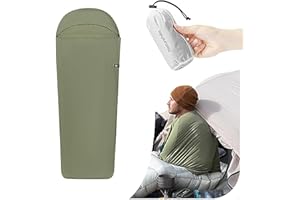 WINDHIKE Naturehike - Saco de dormir ultraligero de 4.5 onzas, saco de dormir para adultos, saco de dormir de viaje, sábanas de viaje y sábana de camping para mochileros, hoteles, albergues, cómodo y fácil