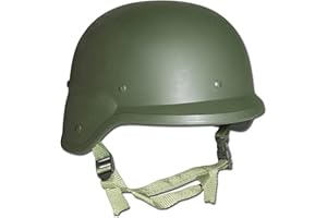 MIL-TEC Miltec Casque De Combat M88 Plastique Va Casquette Newsie Mixte, Vert, OneSize