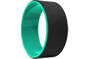 BodyRip Yoga Wheel Roller Ring | Foam Stretcher, AB Strengthener, Thigh Muscle Massager, Back Pain Relief, Sleep Meditation | Workout Accessories, Pilates Equipment, Gym Hoop, Home Excersize