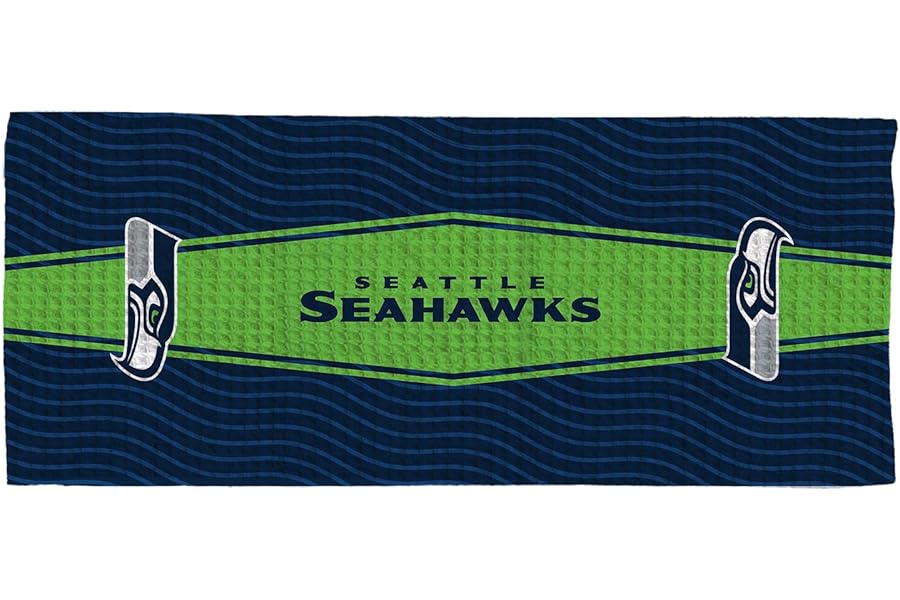 NORTHWEST Seattle Seahawks NFL Fast Flow Mesh Cooling Towel 12 x 31.5 Inches