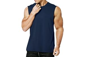 MEETYOO Ttirantes Hombre, Camisetas sin Mangas Running Tank Top Gym para Fitness Deportes Vest