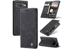 Azororo Mobile Phone Case for Google Pixel 10 5G Case Premium Leather Flip Case Magnetic Pocket Card Slot Stand Function Flip Case Protective Cover for Google Pixel 10, Black