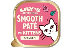 Lily's Kitchen Pâté lisse pour chaton, Poulet + bœuf (19 x 85 g)
