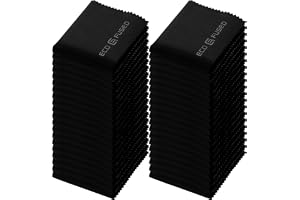 Eco-Fused Mikrofiberdukar – 40-pack – (15 x 18 cm) för rengöring av glasögon, glasögon, kameralinser, iPads, , mob
