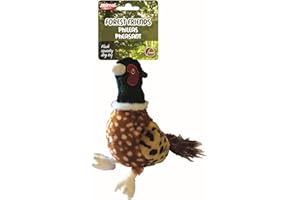 Animal Instincts Forest Friends Jouet couineur en Peluche Douce et Confortable pour Chiot Motif Faisan Phileas Taille S