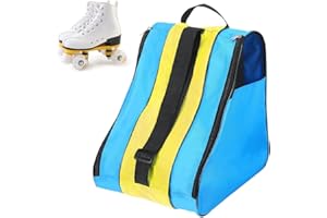 YWKJDDM Roller Skate Bag, Unisex Ice Skate Bag with Adjustable Shoulder Strap, Roller Skate Carry Bag for Women Men Adults