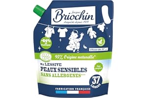 Jacques Briochin Recharge Ma lessive Peaux Sensibles Ecocert - Sans allergènes 1,7L