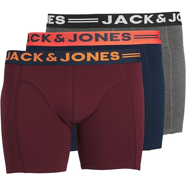 JACK & JONES Jacteo Solid Trunks 5 Pack heren Boxershorts