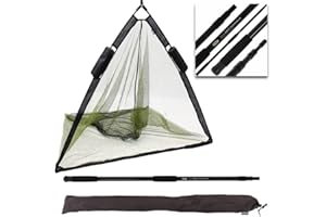 DNA LEISURE NGT Carp Coarse Pike 42" Dual Float Specimen Landing Net 3m 3pc Screw Fix Handle