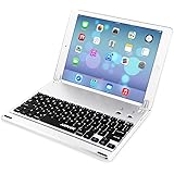 Arteck Ultra-Thin Apple iPad Air 2/9.7-inch iPad Pro Bluetooth Keyboard Folio Case Cover with Built-In Stand Groove for Apple