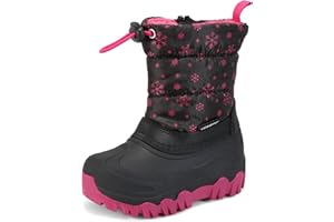 Apawwa Unisex Kinder Winterschuhe Outdoor Winterstiefel Jungen Warmfutter Schneestiefel Mädchen