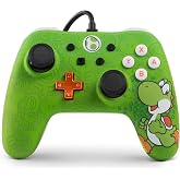 Nintendo Switch i&ccedil;in kablolu PowerA kontrol cihazı - Yoshi, Gamepad, oyun kumandası, kablolu denetleyici, resmi lisanslı
