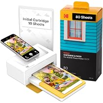 KODAK Dock Plus 4PASS Photo Printer (10 x 15 cm) + Package with 90
