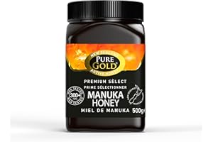 PURE GOLD Miele di Manuka Selezionato Premium 300+ MGO 500G