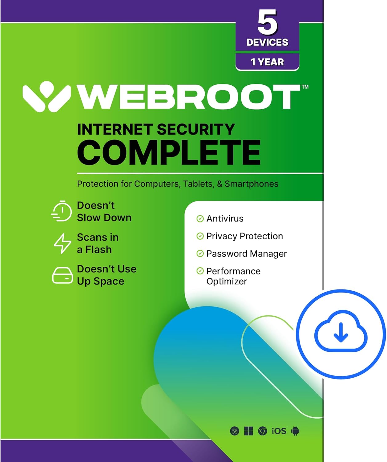 Rapport Qualité / Performances du WEBROOT Internet Security Complete 2026 Passw