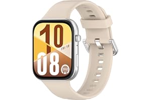 Wownadu Pulsera Compatible para Huawei Watch Fit 4/4 Pro / 3 Correa Silicona Repuesto Mujer Hombre Recambio Sport Band (sin Reloj)