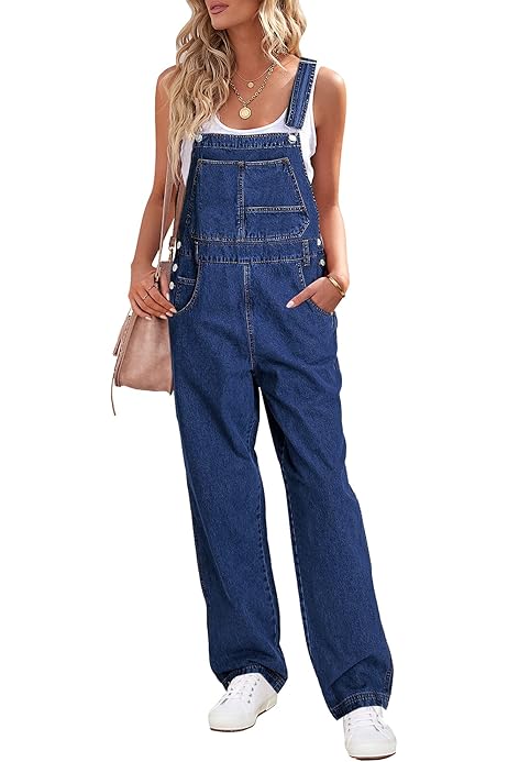 Mono Vaquero Peto Holgado Mujer Monos Mujer Verano KBOPLEMQ Peto