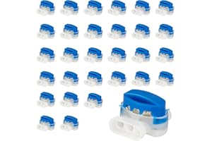 BOBOLEO Morsetti per Cavi/Cavo,Set di Connettori,Connettori Elettrici Impermeabili Cavo Connettore con Gel per Filo Perimetrale Robot Tagliaerba Giardino Outdoor e Rasaerba,10 Pezzi