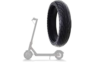 FEC GLDYTIMES Electric Scooter Tires Replacement for Segway Ninebot ES1 ES2 ES4 Electric Scooter Wheel Replacement 8 Inch Front rear Honeycomb Solid Tire (black)