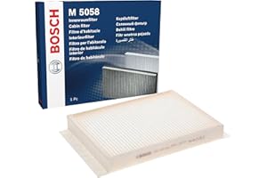 BOSCH AUTOMOTIVE Bosch M5058 - Filtre d'habitacle Standard - filtre à poussière et à Pollen