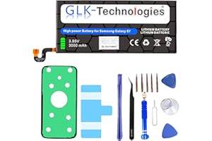 High-Capacity Ersatzakku kompatibel mit Samsung Galaxy S7 SM-G930F | Original GLK-Technologies Battery | accu | 3000 mAh Akku | ersetzt BG-EB930ABE inkl. Werkzeug Set Kit