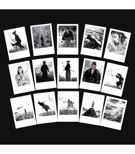 Miyamoto Musashi Samurai Poster - 170GSM 12x18 Unframed Multicolor