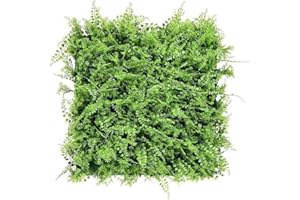 Valyria Home | Jardín Vertical Artificial para Exterior e Interior | Pack de 4 Paneles 50x50 cm | Planta Decorativa Pared | Protección UV | Decoración de Pared y Diseño Moderno | Tropical Amazonas