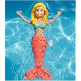 Lrs Store Kurmalı Y&uuml;zen Deniz Kızı Oyuncak - Havuz Ve Banyo Oyuncağı (19 Cm)