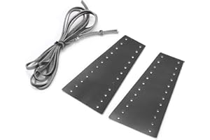 OUKENS Kupplungsgriffabdeckung, 2 Stück Motorradhebel Bremshebel Schutzleder für 15-18MM/0.59-0.71in Handel(Schwarz)