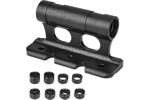 KIEYEENO Support de Fixation de Fourche de Vélo, Support de Fourche Vélo Alliage d'Aluminium, Support Velo Voiture Bloc de VéLo Polyvalent (15x110, 12/15/5x100)