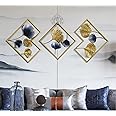 DSH CRAFTING YOUR CURIOSITY Metal Wall Art Wall Sculptures Hanging Perfect For Home Decorations Living Room Bedroom. (06-LEAFframe)