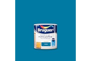 Bruguer 8429656234959 ESM.Acrylic SAT.TURCHESA 250 ML, Turchese, 0,25 Litros