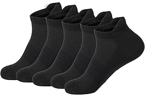 infino™ Men's Cotton Socks - Lined, Moisture Wicking, Odor Proof, Athletic Ankle Socks for Men, 3 Pack Classic Colors (Black, White, Grey)