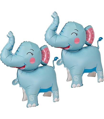 Amscan Party-Luftballon Elefant – Bunt, Ø 43 Cm – Für Helium Oder Luft – Perfekt Für Kindergeburtstage