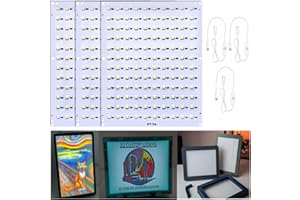 ‎3DZWMAN 3PCS CMYK LED Hintergrundbeleuchtung Board Kit FAZ007 für Bambus Lab Makerworld Zubehör, Kontrolle Helligkeit 3D-Drucker Licht DIY Hardware Modell Ersatzteile 5V Typ-c angetrieben